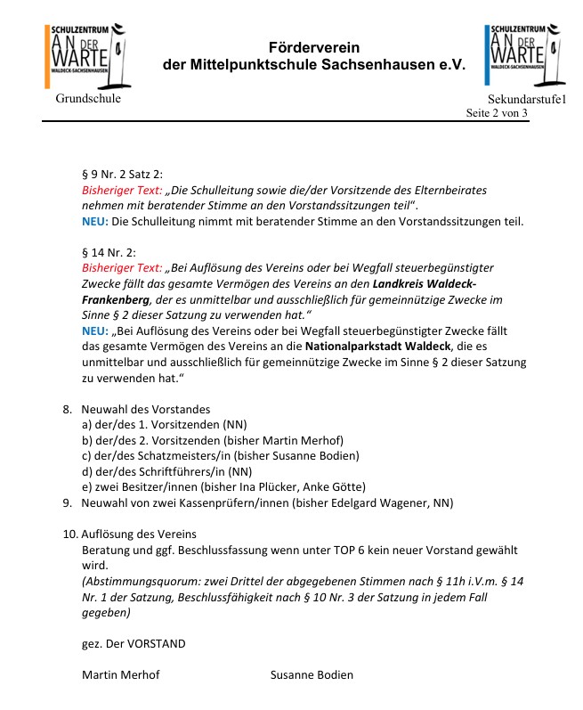 Einladung Förderverein S.2