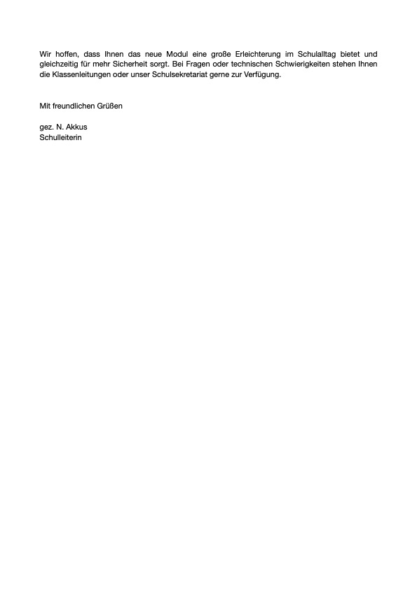 Krankmeldung Schulportal ab SJ2627S.2