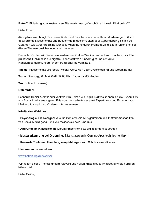 Wie schütze ich mein Kind online?