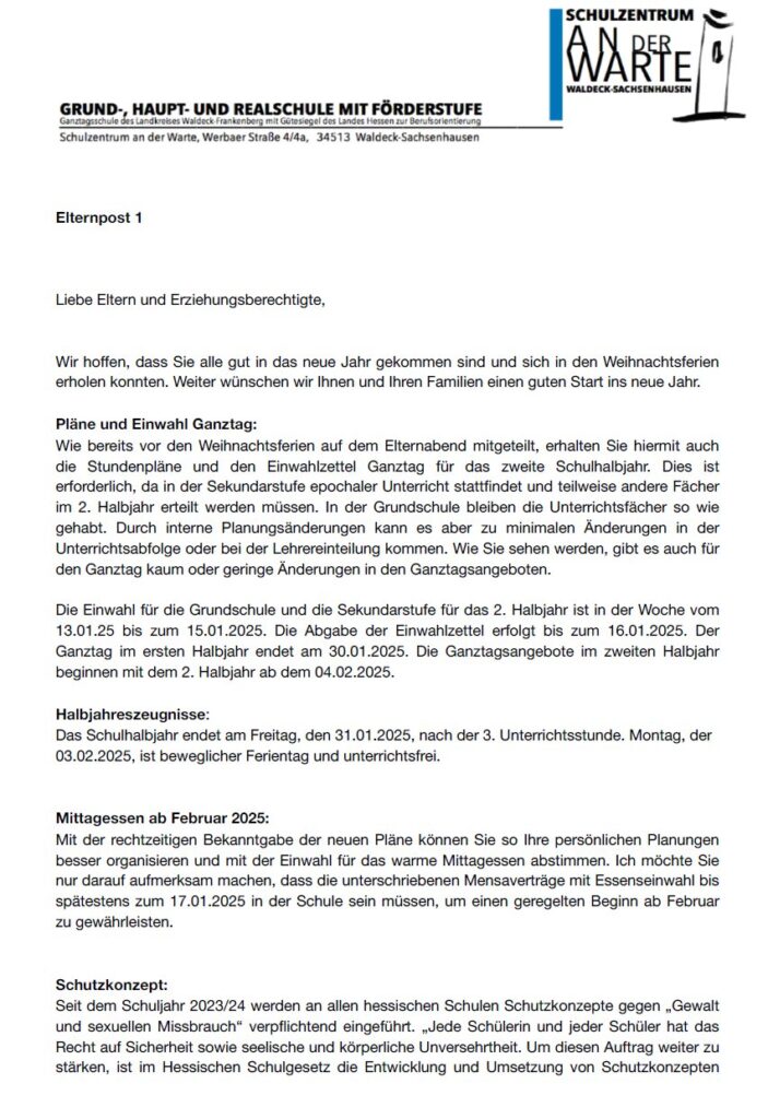 2025 01 04 Elternpost Nr1 a